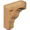 Ekena Millwork Funston Craftsman Rough Sawn Bracket, Western Red Cedar, 4"W x 14"D x 14"H BKT04X14X14FST04RWR - alternate 1